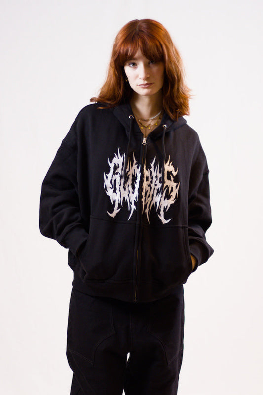 Zip up hoodie "Metal"