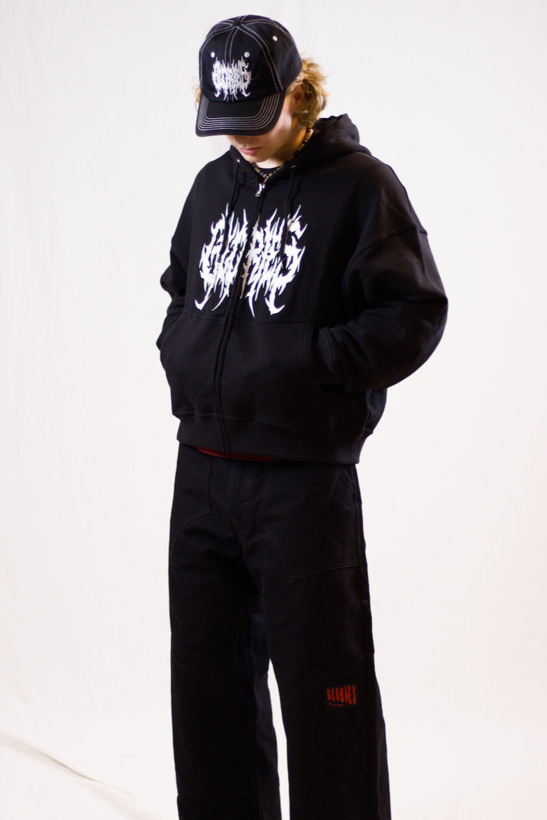 Zip up hoodie "Metal"