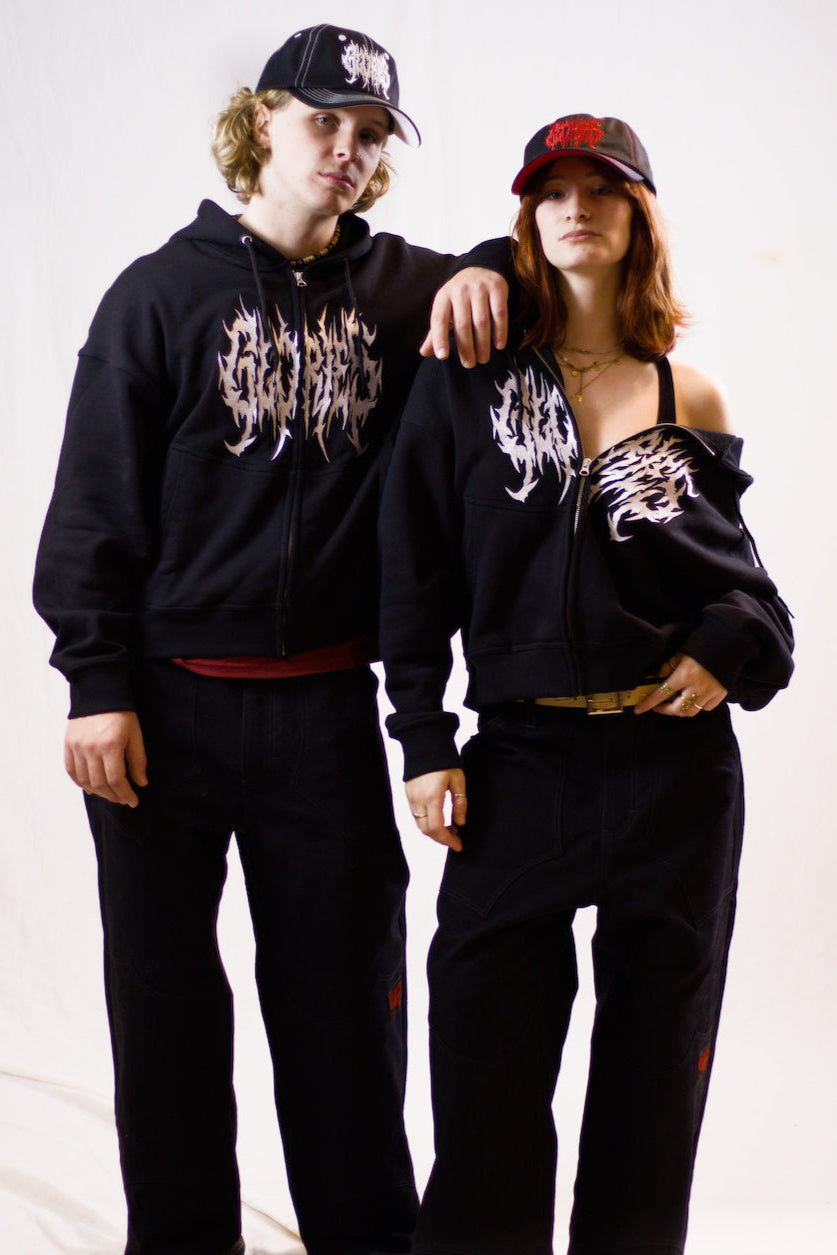 Zip up hoodie "Metal"